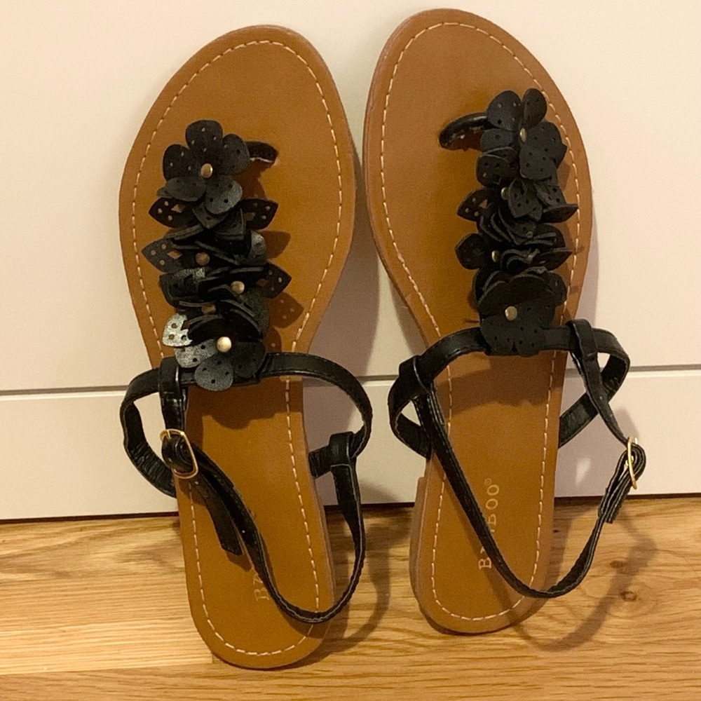 Floral sandals by Bamboo Size 8.5
